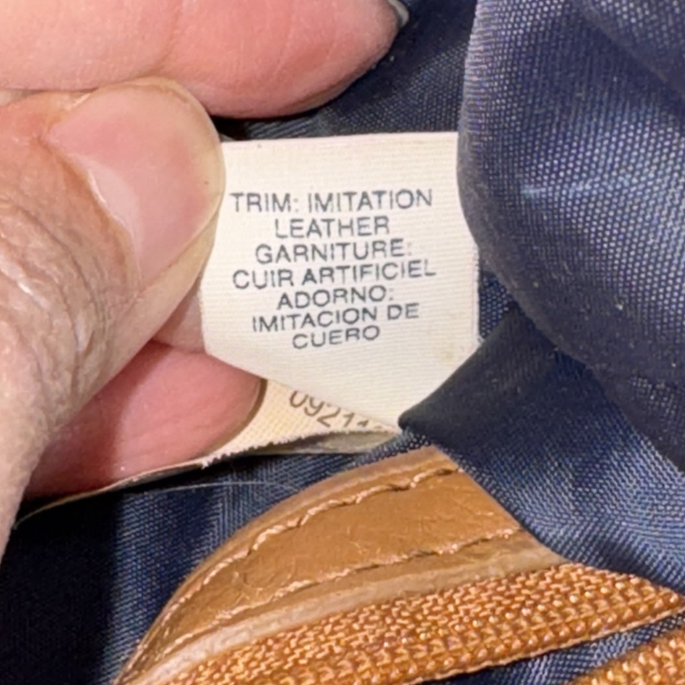 Vintage Tommy Hilfiger Small Bag Navy blue&white Monogram Pattern - Picture 12 of 16